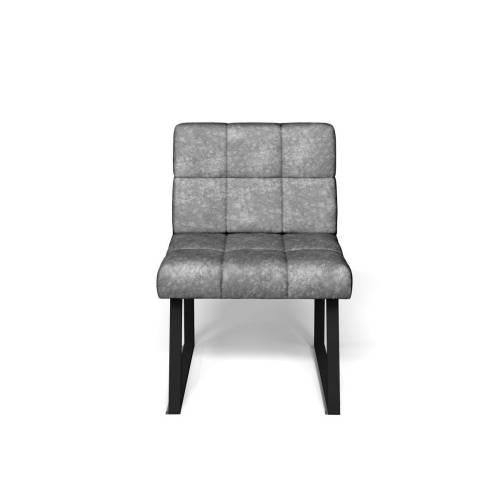 Кухонный диван Реал РМД 660 / Велюр Графит / Черный муар