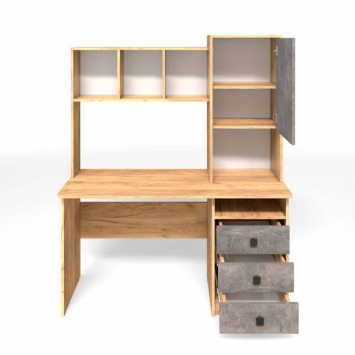 Стол компьютерный СК-9 дуб крафт/ателье