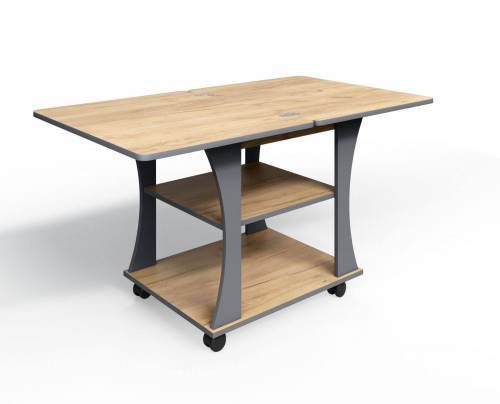 Стол журнальный СЖ-2 дуб крафт/графит