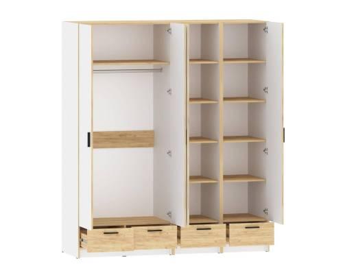 Набор шкафов Оттавия №6 / Белый / Дуб Крафт Золотой