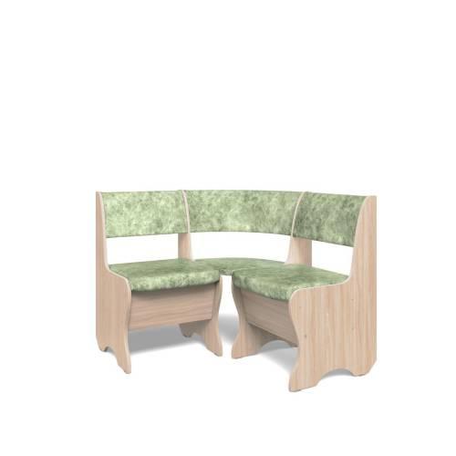 Кухонный набор Тюльпан-мини / ясень светлый / велюр Мохито