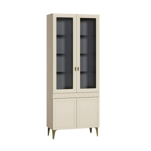 Шкаф-витрина Марион 16.397.02, Слоновая кость