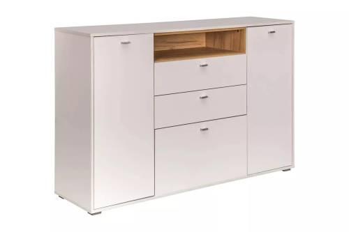 Бэль Комод 10.95 Дуб Золотой / Белый