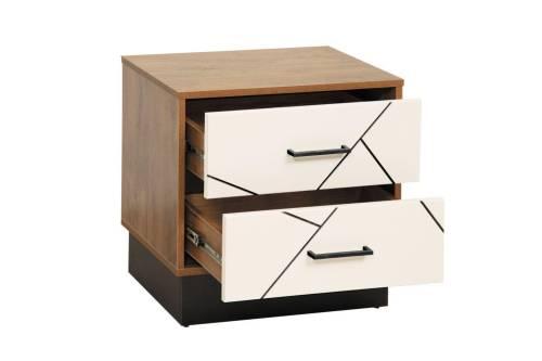 Тумба прикроватная Гамма 54.19 Таксония/Белый