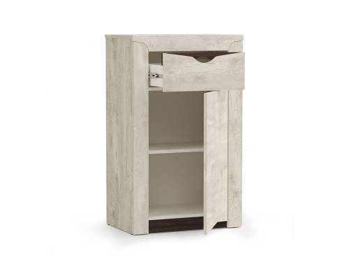 33.20 Лючия тумба бетон/венге