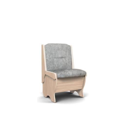 Скамья Лотос 550 / Ясень светлый / Велюр Графит