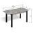 Стол Милан-3 / Ателье Светлое / Черный Стол Милан-3 / Ателье Светлое / Черный
