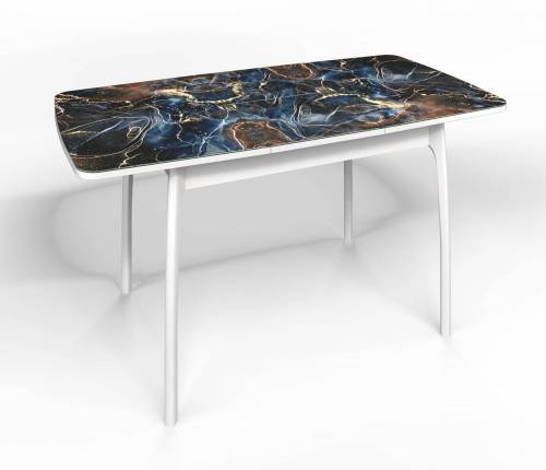 Стол СМ-5 Флорида опора массив изогнутая белый