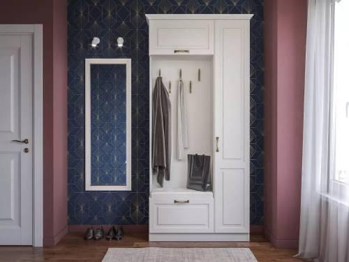 Прихожая Ливерпуль Белый/Ясень ваниль