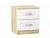 Тумба прикроватная НМ 040.37 Оливия Дуб Сонома/белое дерево