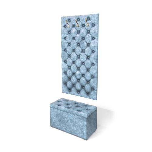 Пуф Мишель 750 / Велюр Лагуна