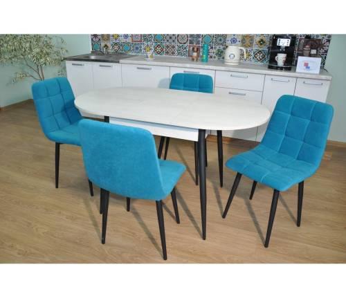 Обеденная группа Стиль Бетон белый/ бид 26 №7