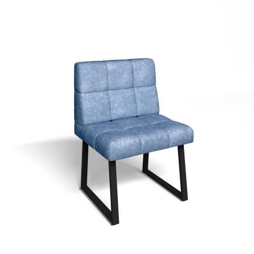 Кухонный диван Реал РМД 660 / Велюр Лагуна / Черный муар