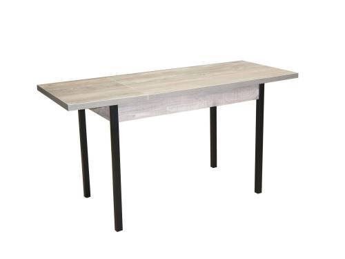 Стол обеденный Бродвей Бетон темный / черный