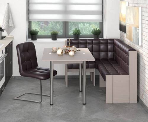 Угловая скамья Квадро бодега/ Умбер