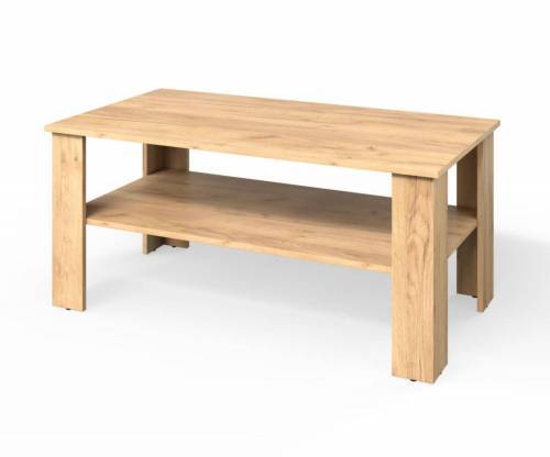 Стол журнальный СЖ-5 дуб крафт золотой