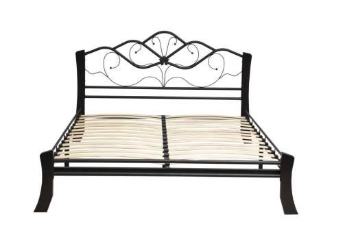 Кровать двухместная 42.50 "Антея" (ш.1600) (металл черный)