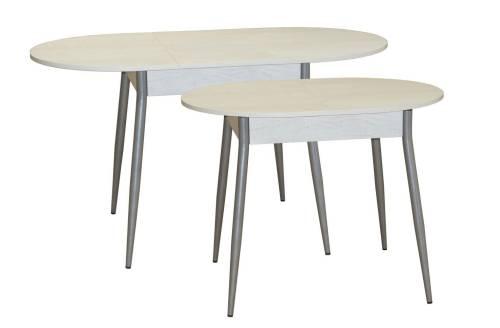 Стол обеденный Стиль-1 Бетон белый