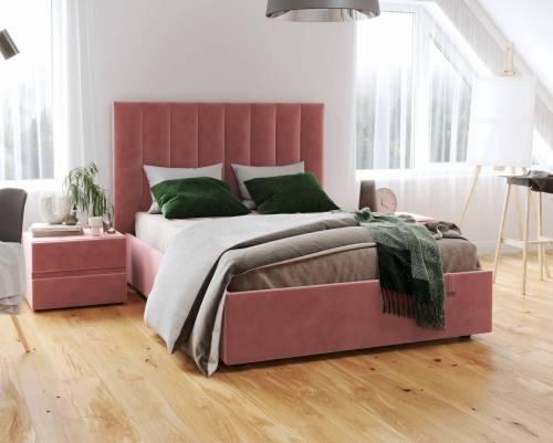 Ингрид Кровать 1400 модель 312 Ультра коралл