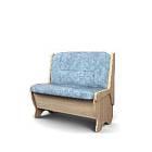 Скамья Лотос 950 / Дуб Сонома / Велюр Лагуна