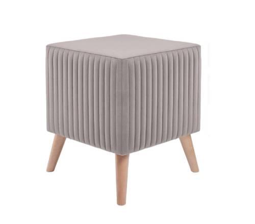 А-3 Пуф квадратный стеганный (на ножках), №08 Какао