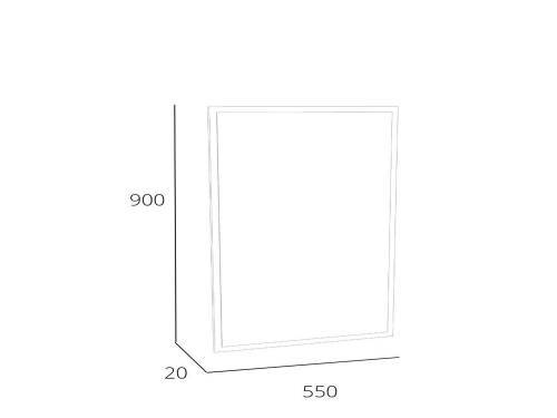 НМ 040.01-01 Фолк Зеркало Дуб Гранж Песочный