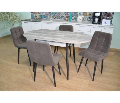 Обеденная группа Стиль Бетон темный/ бид 08 №12