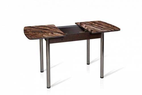 Стол Флорида СМ-2/Серебро/Белый