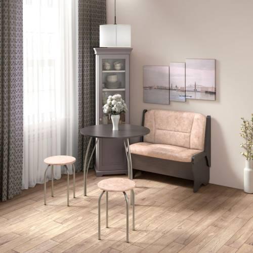 Скамья Лотос 950 / Венге / Велюр Латте