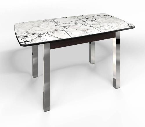 Стол СМ-1 Флорида ноги окрас квадратный венге/хром