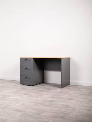 Стол письменный Остин 12.159, Серый Графит/Дуб Золотой Крафт