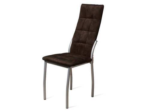 Стул Волна / Серебро/Борнео Умбер