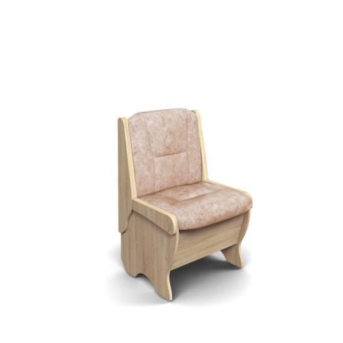 Скамья Лотос 550 / Дуб Сонома / Велюр Латте