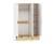 Набор шкафов Оттавия №2 / Белый / Дуб Крафт Золотой