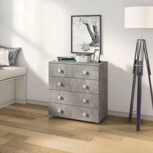 Комод Лофт-5 / Ателье светлое / Ателье светлое