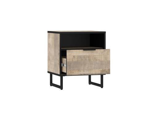 НМ 011.36 Фолк Тумба прикроватная Дуб Гранж Песочный