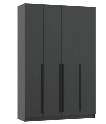 Шкаф для одежды 67.13 "Брандо" (4-х дв.) (диамант серый/фасад ЛДСП диамант серый) (2400)