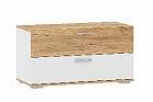 НМ 013.25 Тумба для обуви Санти Белый/Дуб крафт золотой