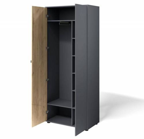 Прихожая мини-лайт компл. 4 дуб крафт/графит