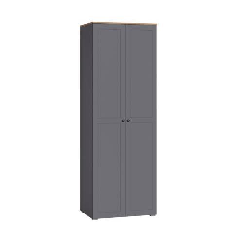 Остин Спальня 1 графит/дуб золотой