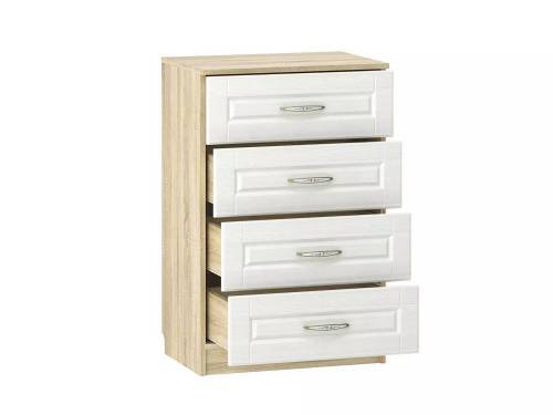 Комод НМ 040.38 Оливия Оливия Дуб Сонома/белое дерево