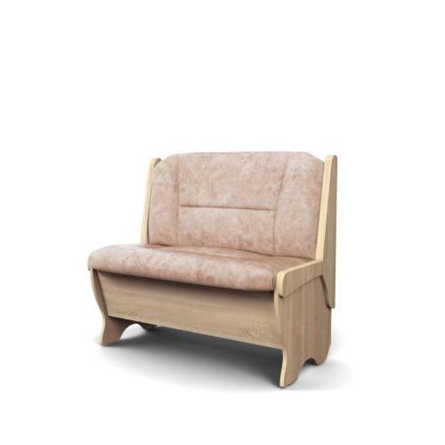 Скамья Лотос 950 / Дуб Сонома / Велюр Латте