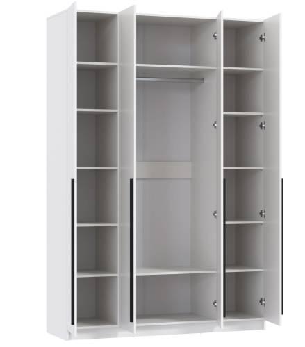 Шкаф для одежды 67.13 "Брандо" (4-х дв.) ЛДСП Белый