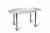 Стол Флорида СМ-7/Серебро/Белый