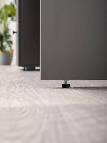 Стол письменный Остин 12.159, Серый Графит/Дуб Золотой Крафт