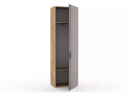НМ 013.16 Шкаф для одежды Ливорно /дуб бунратти / софт графит