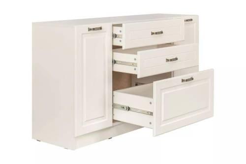 Ливерпуль Комод Белый/Ясень ваниль