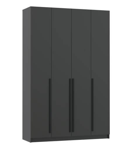 Шкаф для одежды 67.09 "Брандо" (4-х дв.) (диамант серый/фасад ЛДСП диамант серый)