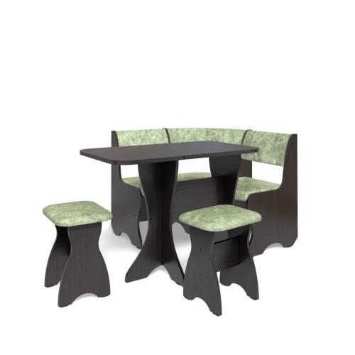 Кухонный набор Тюльпан-мини / венге / велюр Мохито