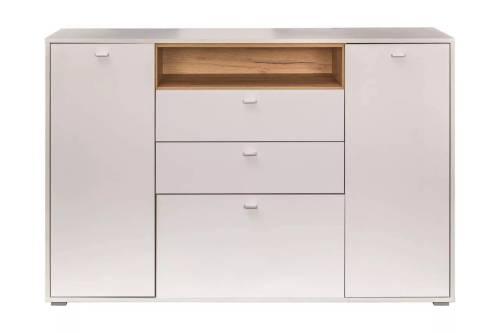 Бэль Комод 10.95 Дуб Золотой / Белый
